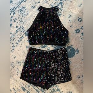 Sequin 2 piece set, XL